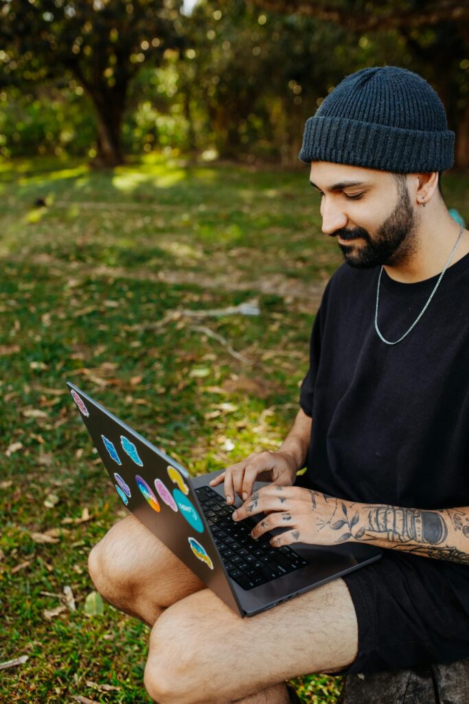 Freelancer aan het werk
